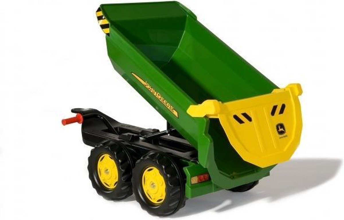 Rolly Toys John Deere Halfpipe Kiepkar - Groen