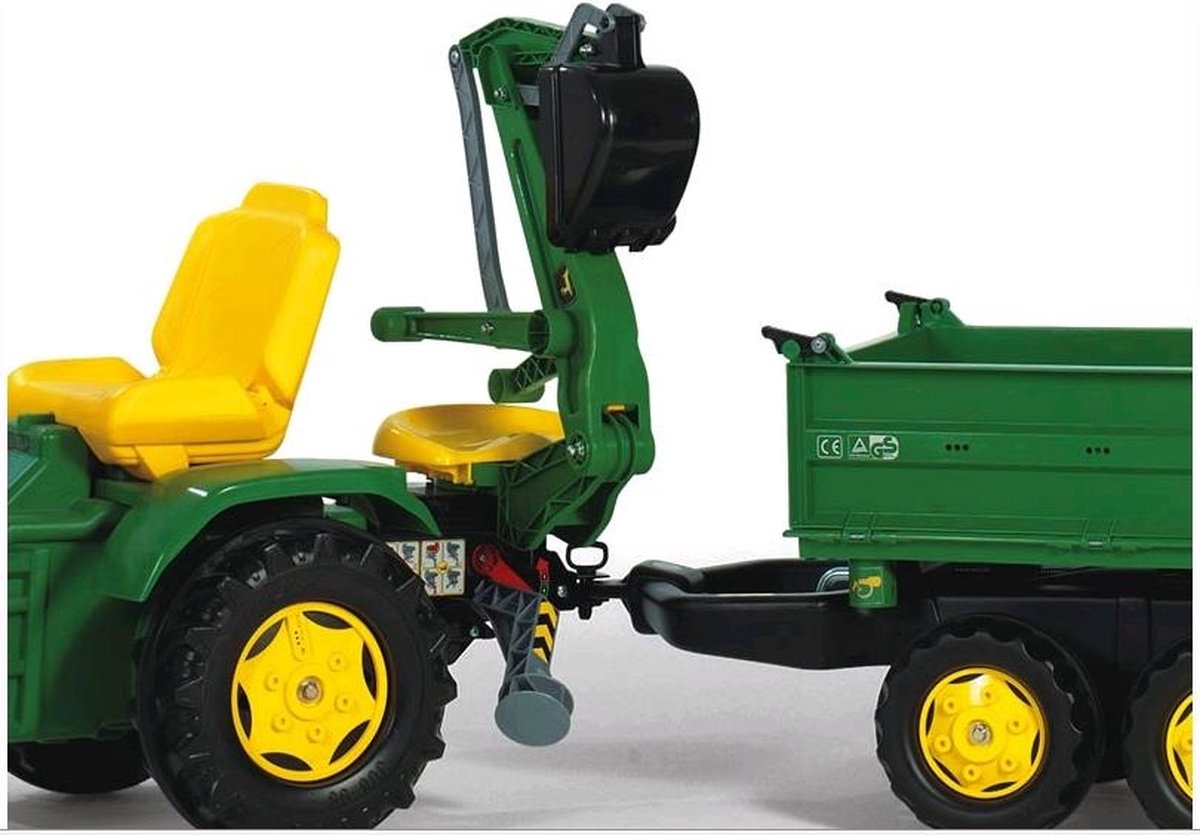Rolly Toys John Deere Achterlader - Groen