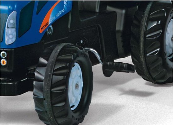 Rolly Toys Kid New Holland Traptractor Met Aanhanger - Geel