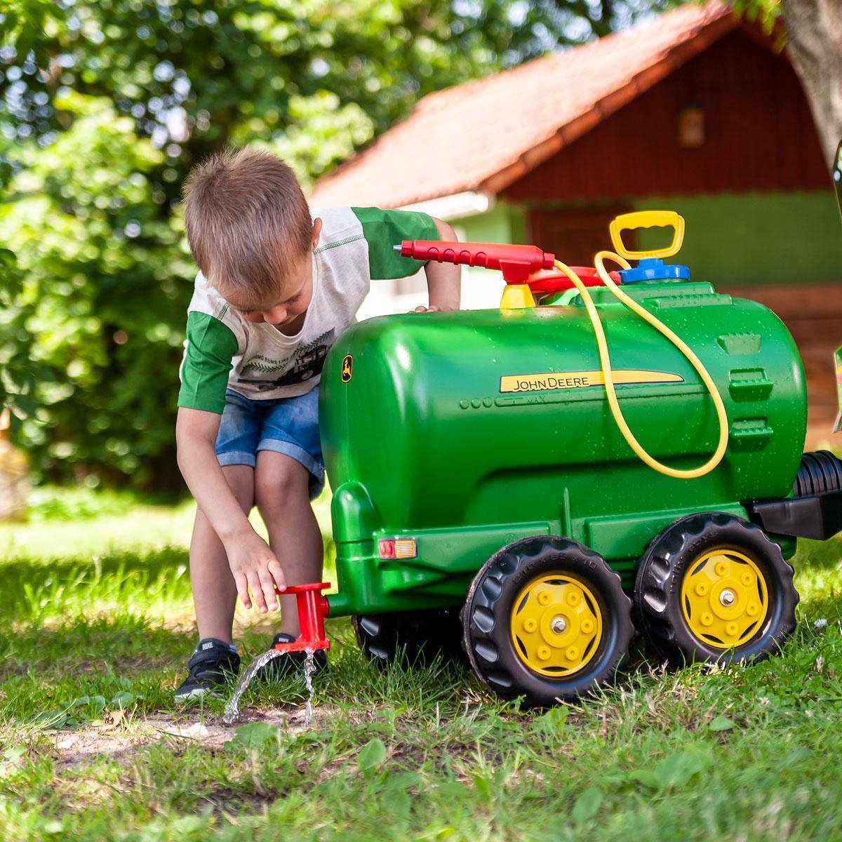 Rolly Toys John Deere Tanker Met Pomp - Groen