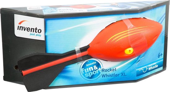 Invento Werpbal Rocket Whistler Xl 34 Cm - Rood