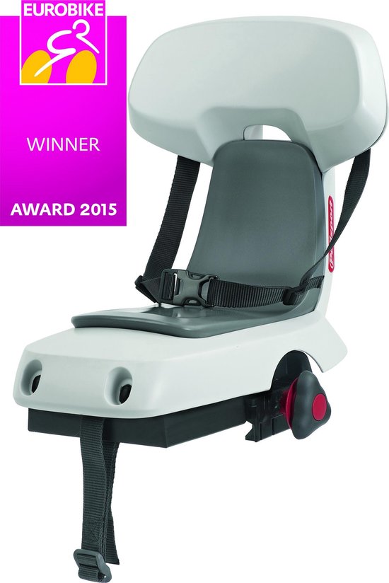 Polisport Fietszitje Achter Guppy Wit/ - Grijs