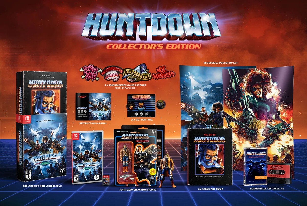 Limited Run Huntdown Collector's Edition ( Games)