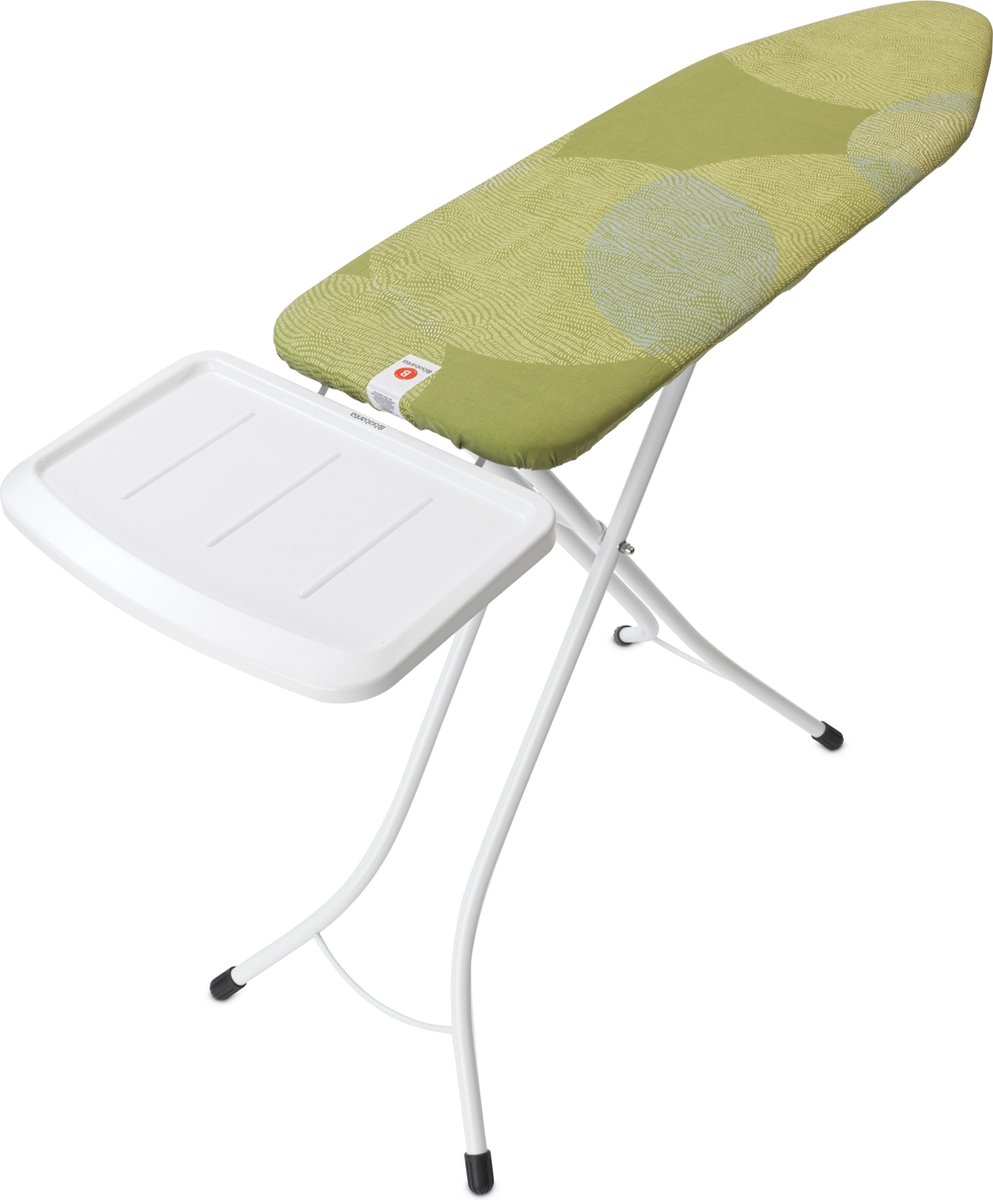 Brabantia Calm Rustle Strijkplank B 124 x 38 cm - Wit - Groen