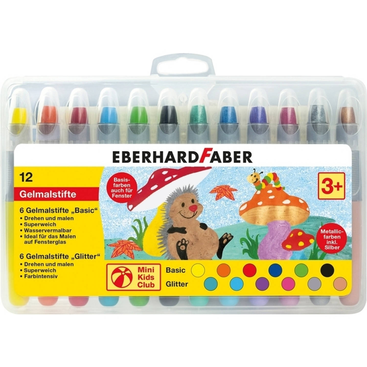 Eberhard Faber Gelkleurpotloden 12 Kleur - Wit