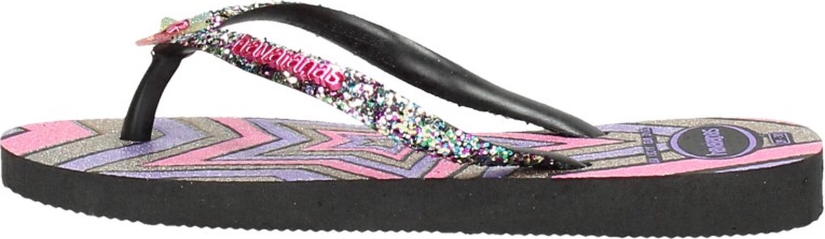 Havaianas - Hav. Kids Slim Glitter - Negro