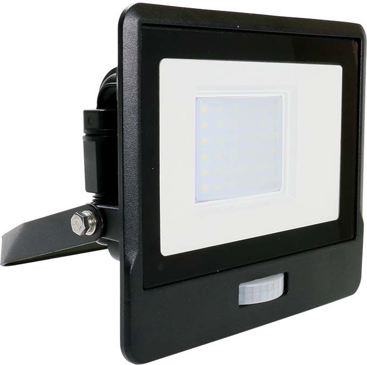 V-tac LED Bouwlamp | 30W | 3000K | IP65 | met Sensor | Body - Zwart