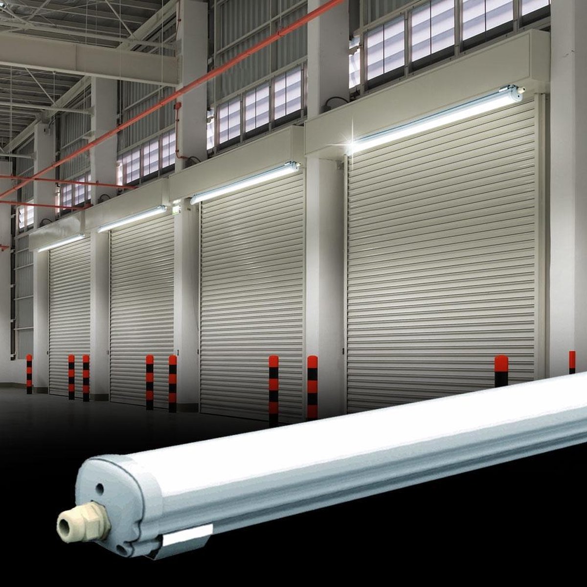 V-tac SWD LED Armatuur | 120cm | 36W | 4500K | IP65