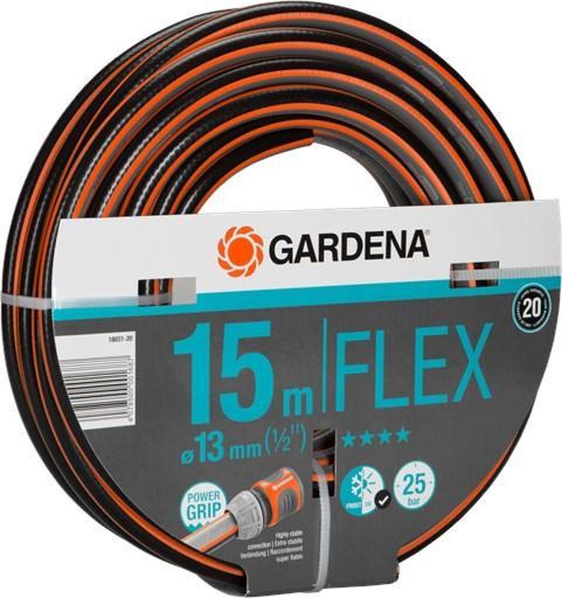 GARDENA Comfort Flex Slang 13 Mm (1/2"") - Zwart