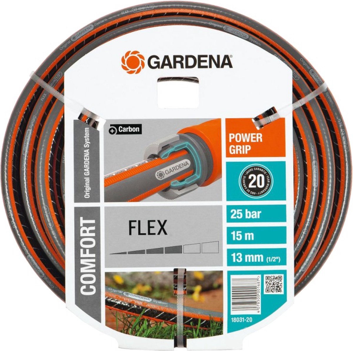 GARDENA Comfort Flex Slang 13 Mm (1/2"") - Zwart