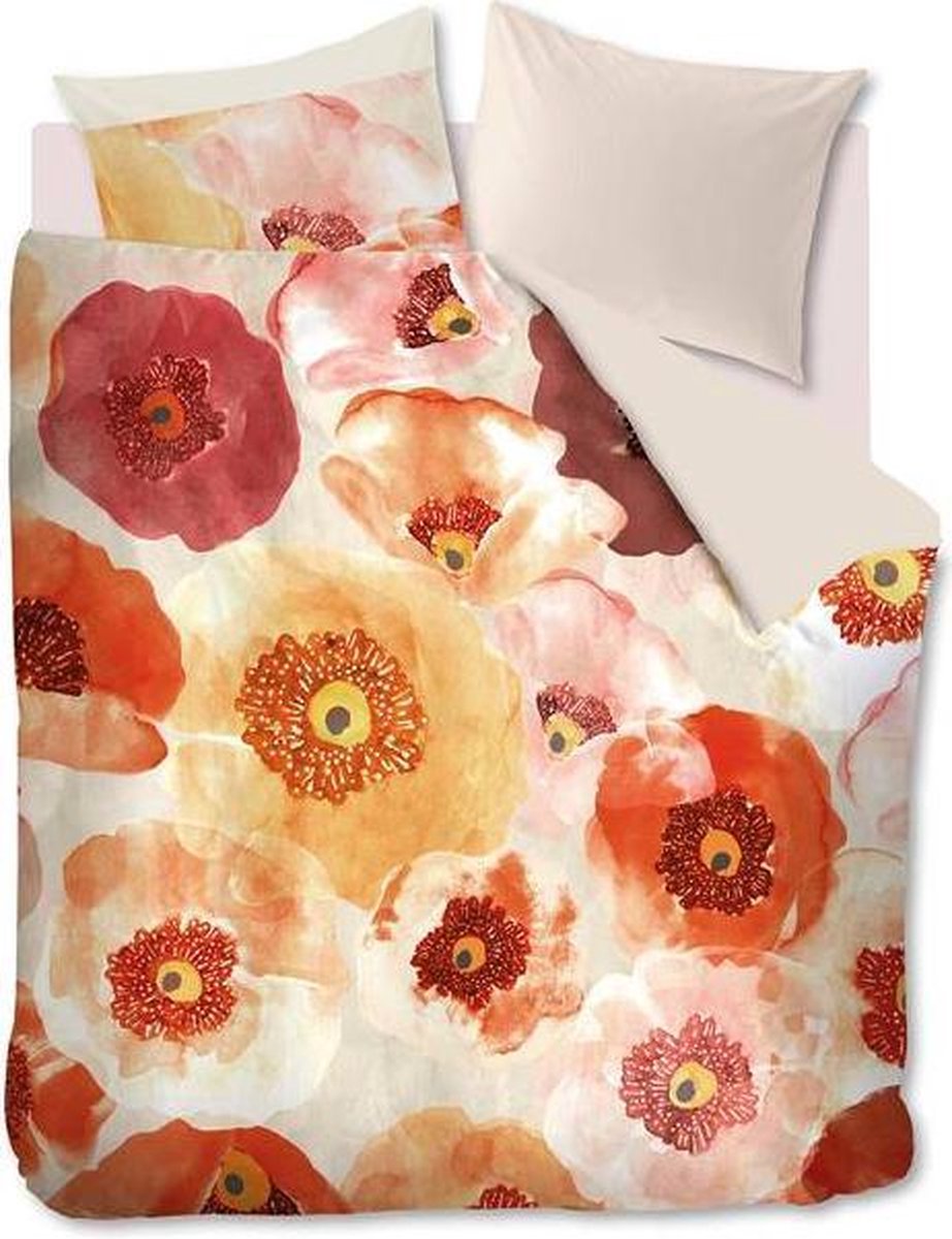 Oilily Faded Poppy Dekbedovertrek - Lits-jumeaux (260x200/220 Cm + 2 Slopen) - Katoen Satijn - Multi