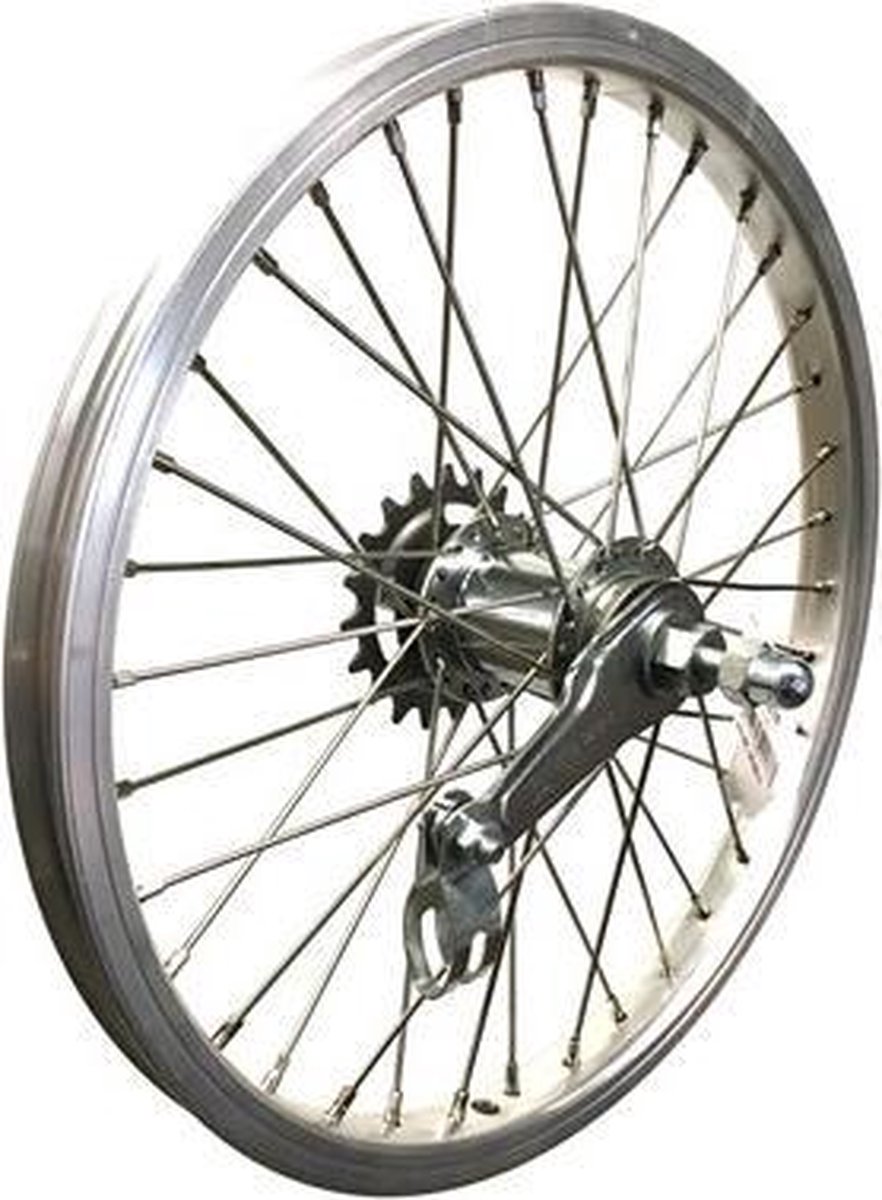 Roland Achterwiel 16 X 1.75 Inch Terugtraprem Aluminium Zilver - Silver