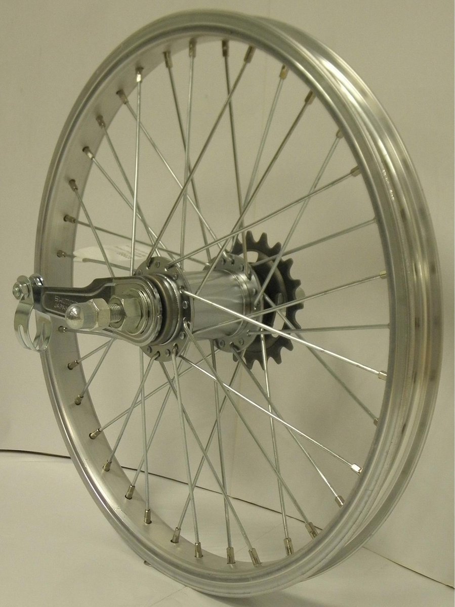 Roland Achterwiel 16 X 1.75 Inch Terugtraprem Aluminium Zilver - Silver