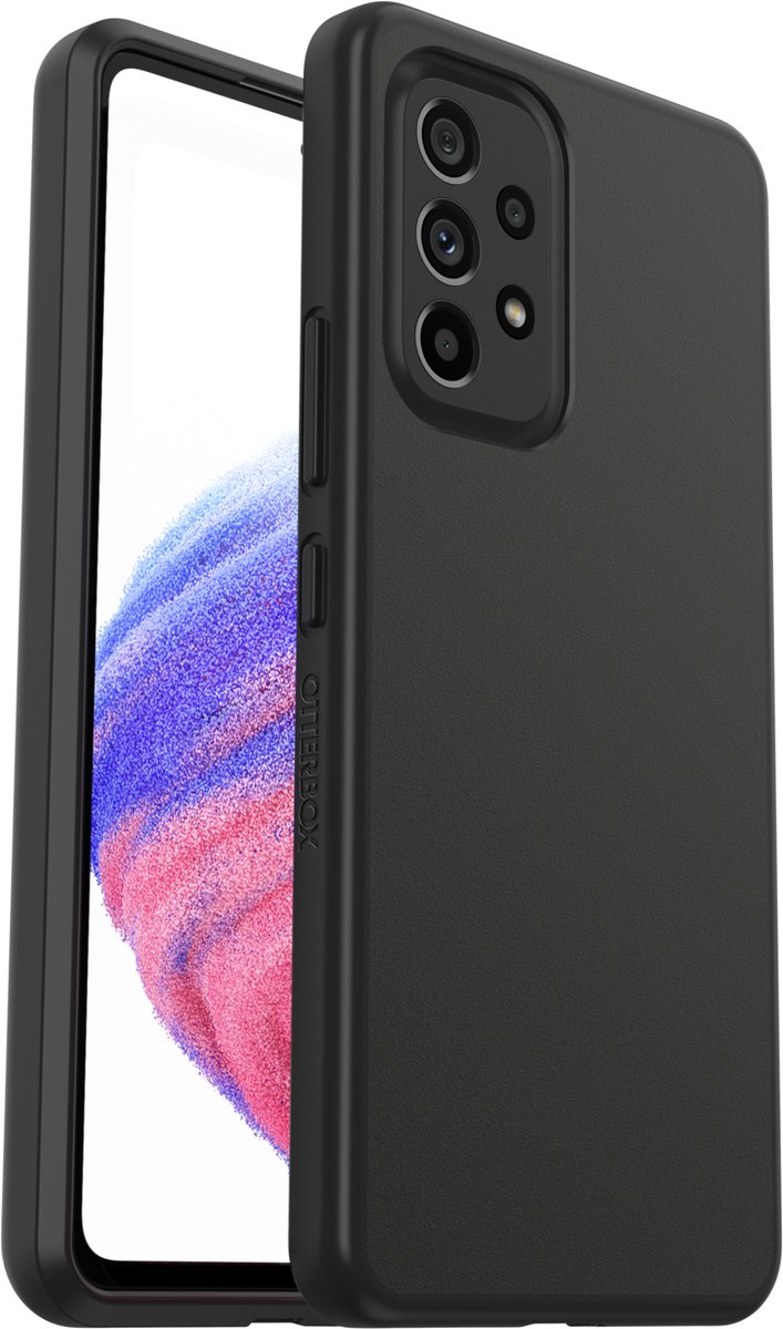 Otterbox React Samsung Galaxy A53 Back Cover - Zwart