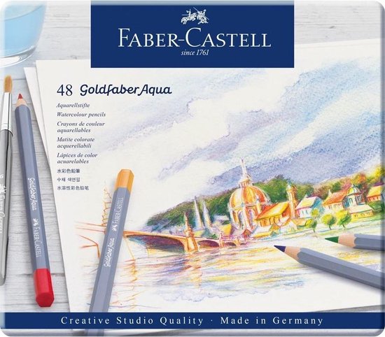 Faber Castell Aquarelkleurpotlood Faber-castell Goldfa - Wit