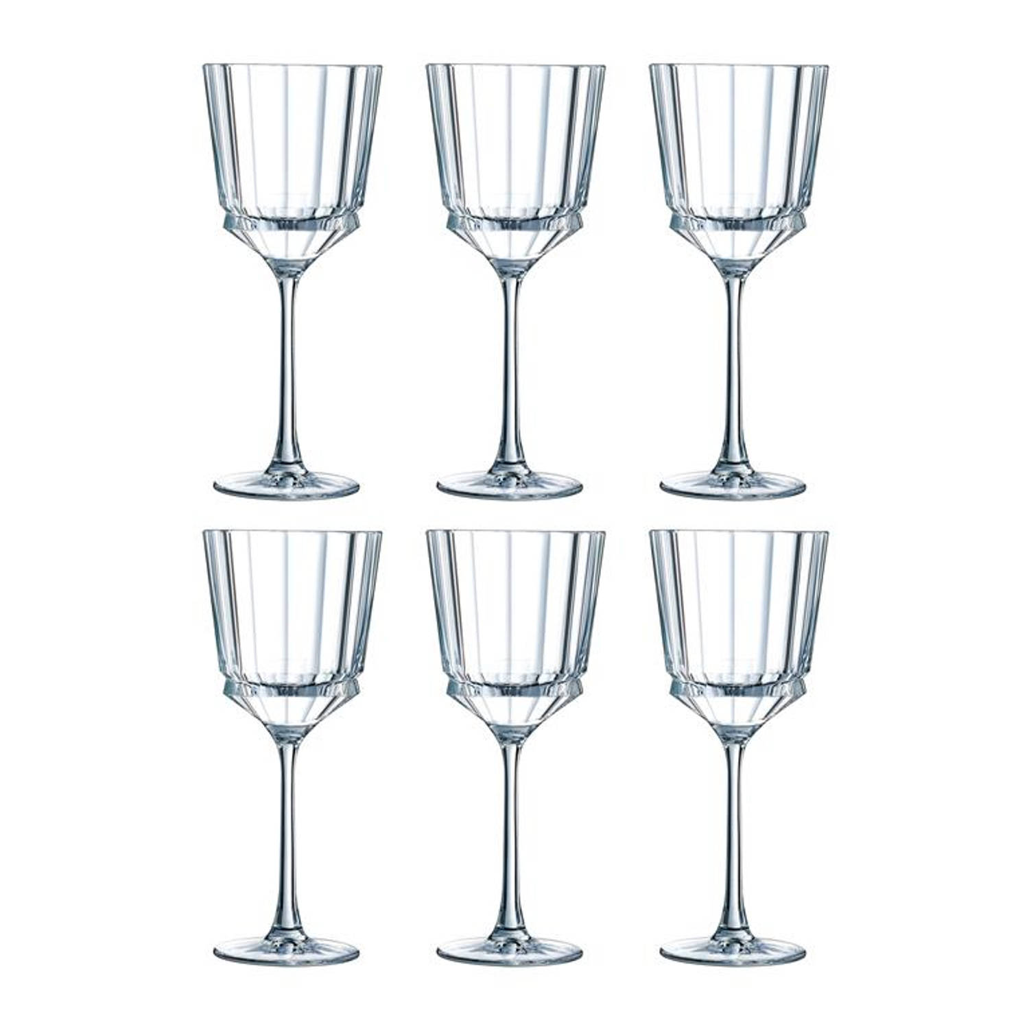Cristal d'Arques Christal D'arques - Macassar Wijnglas 25 Cl Set/6