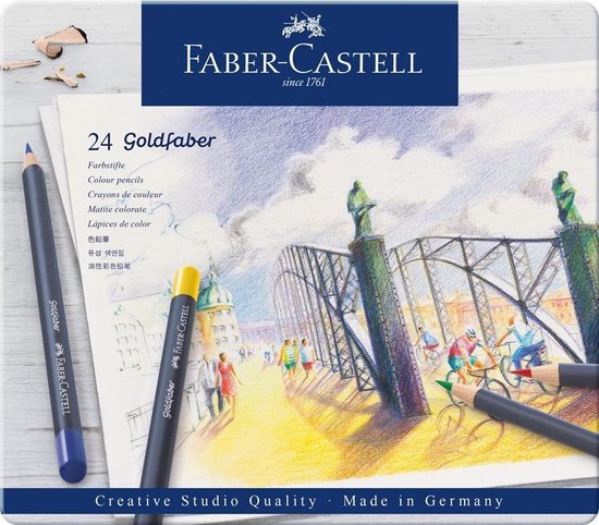 Faber Castell Faber-castell Goldfaber Etui 24 Stuks