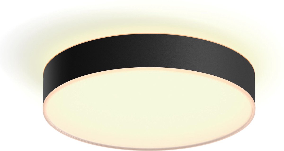 Philips Enrave Plafondlamp - M - Zwart