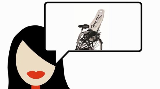 Yepp Fietszitje Achter Maxi Easyfit Achter - Zwart