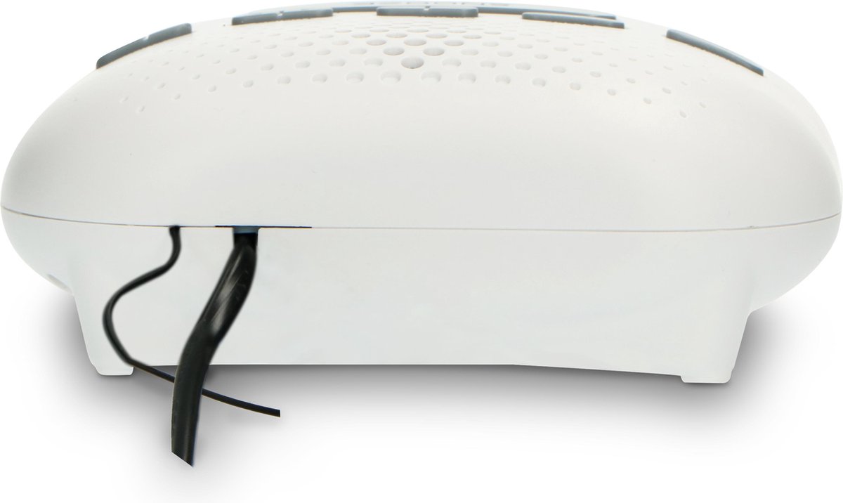 Lenco Fm Wekkerradio Ices Icr-210 White Wit