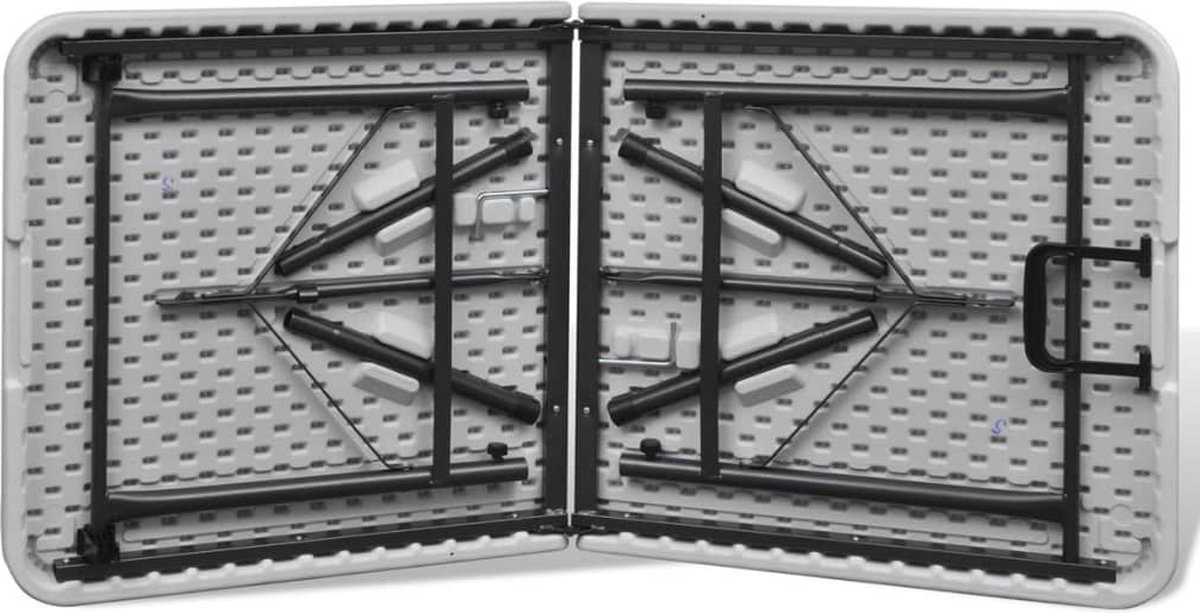 Klaptafel Voor Buiten 122 Cm Hdpe Wit