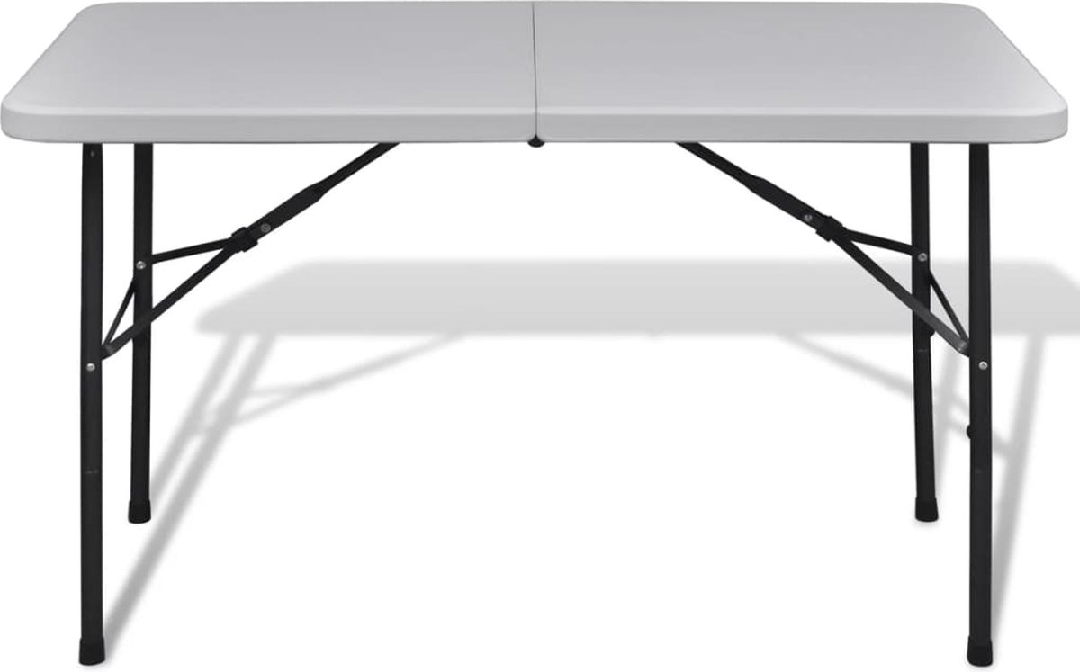 Klaptafel Voor Buiten 122 Cm Hdpe Wit