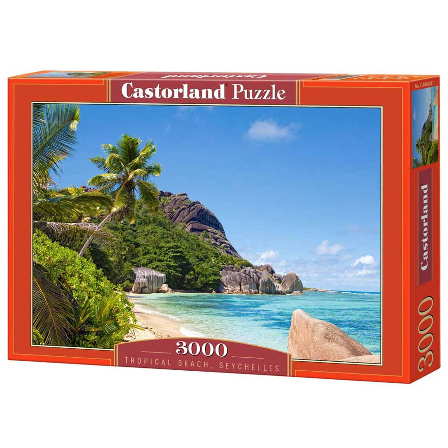 Castorland Puzzel Tropical Beach Op De Seychelles - 3000 Stukjes