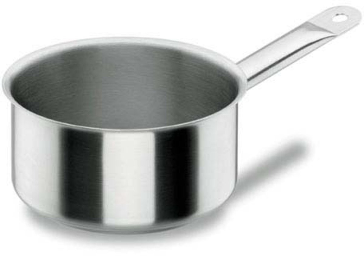 LACOR Steelpan Chef Classic 16 Cm 1.8 L Zilver 18/10 - Silver