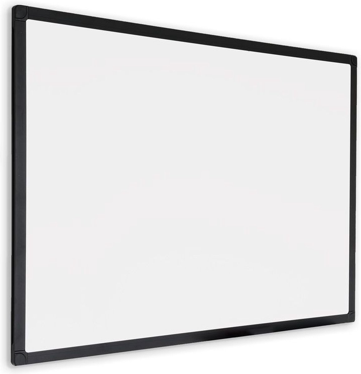 IVOL Whiteboard Met Frame - Magnetisch - 90x120 Cm - Zwart