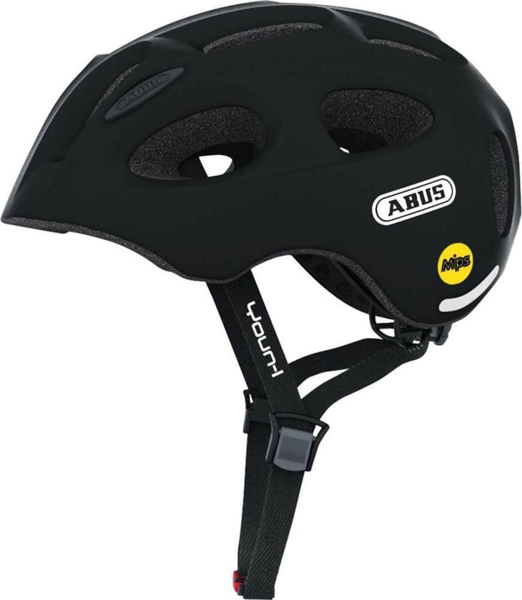 Abus Helm Youn-i Mips Velvet Black M 52-57 - Zwart