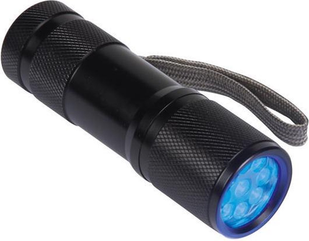 Perel Zaklamp Led 9,5 X 2,8 Cm Zwart/ - Blauw