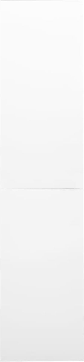 Vidaxl Kantoorkast Met Schuifdeuren 90x40x180 Cm Staal - Wit