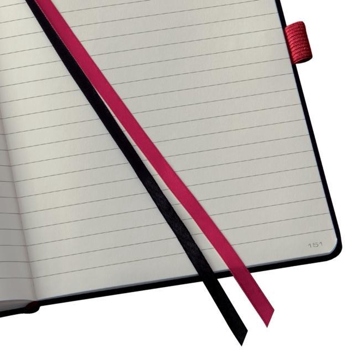 Notitieboek Sigel Conceptum Red Edition Hardcover A5 Lijn - Zwart