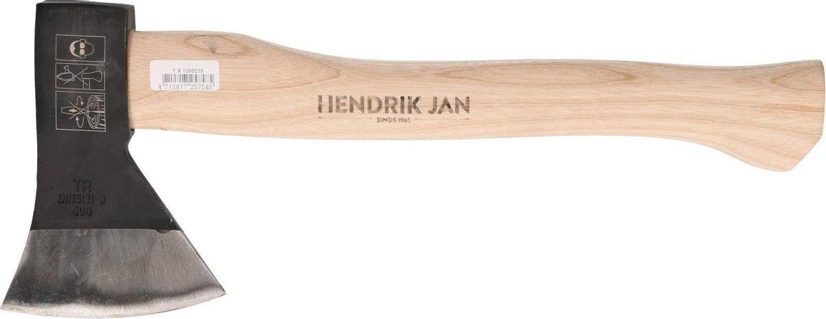 Hendrik Jan - Keukenbijl - 600 Gr - Zwart