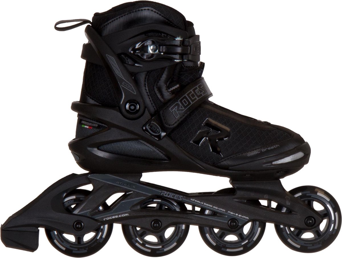 Roces Inlineskates Icon 80 Abec 5 Aluminium Maat 39 - Zwart