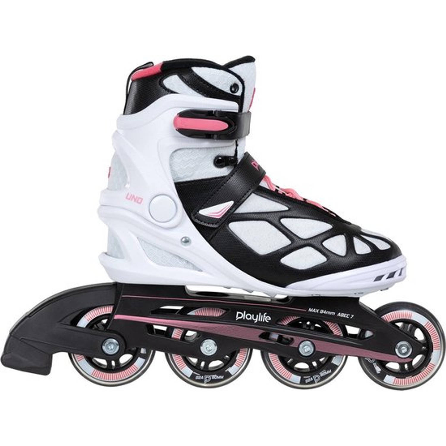 Playlife Inlineskates Uno Pink 80 Dames Polypropyleen Mt 37 - Zwart