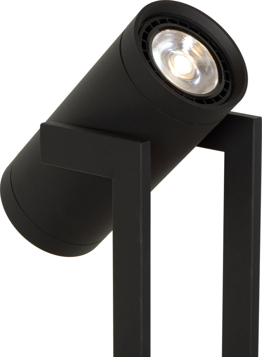 Lucide Dome - Vloerlamp - Led Dimb. - Gu10 - 2x12w 3000k - Zwart