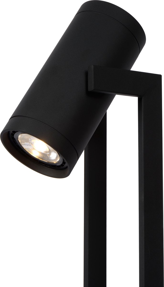 Lucide Dome - Vloerlamp - Led Dimb. - Gu10 - 2x12w 3000k - Zwart