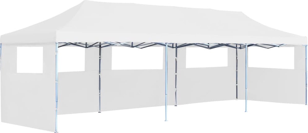 Vidaxl Partytent Pop-up Met 5 Zijwanden 3x9 M - Wit