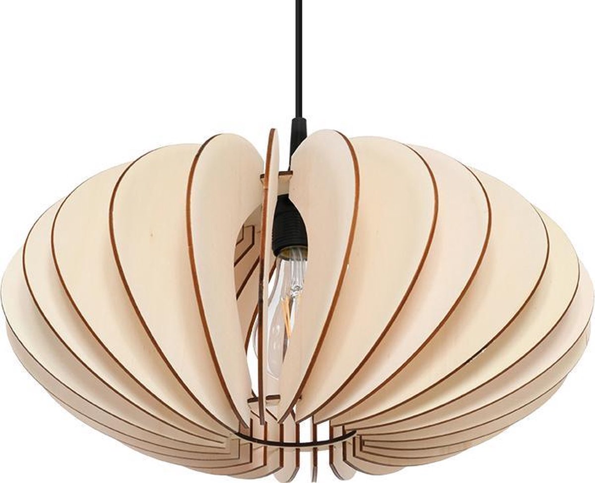 Lamponline Hanglamp Sophia Ø 41 Cm Hout - Bruin