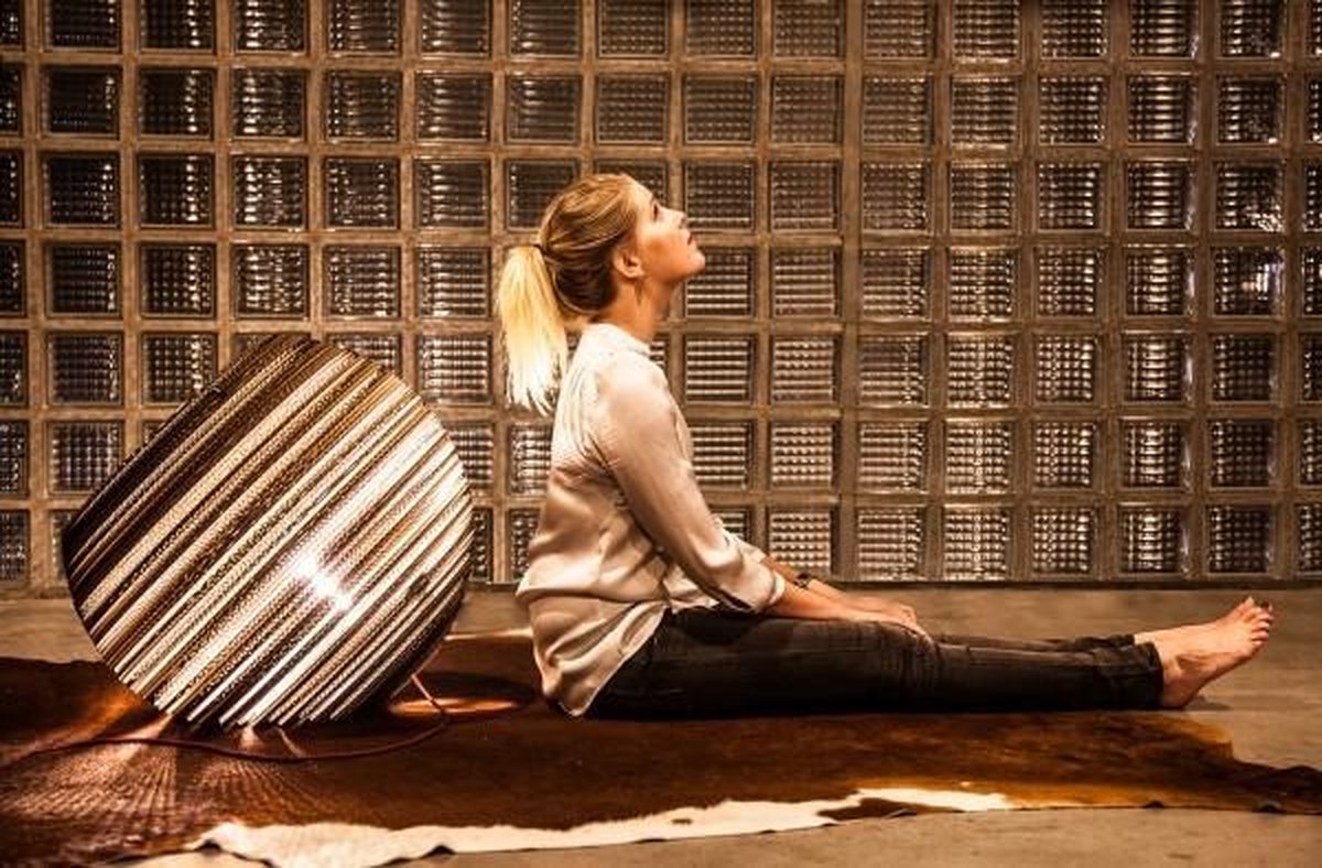 Lamponline Tafellamp Globe 440 Ø 44 Cm - Bruin