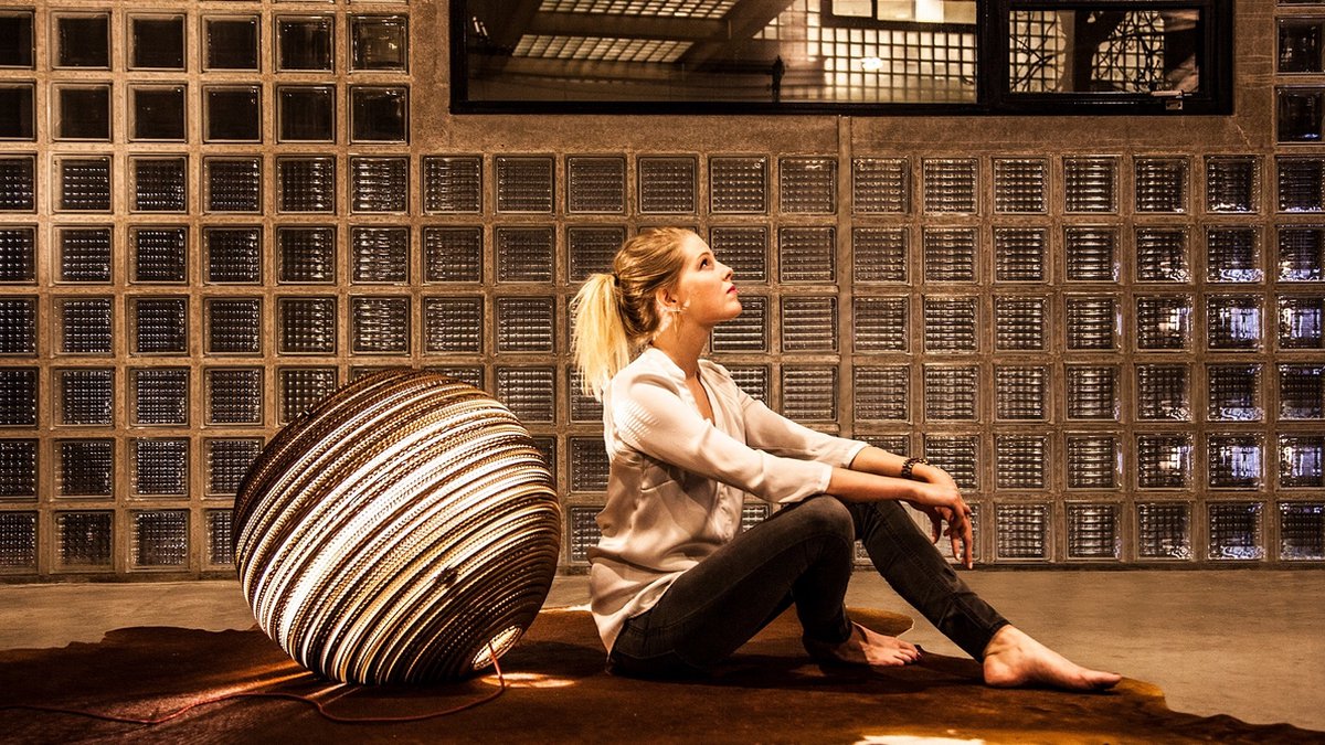 Lamponline Tafellamp Globe 290 Ø 29 Cm - Bruin