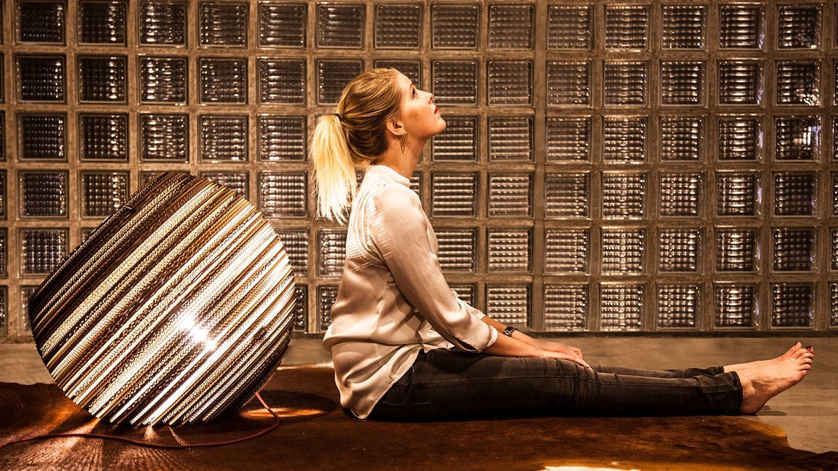 Lamponline Tafellamp Globe 290 Ø 29 Cm - Bruin