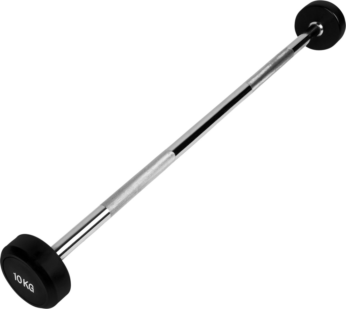 Ryzor Barbell Halterstang Met Gewichten - 10 Kg - Rubber - Zwart