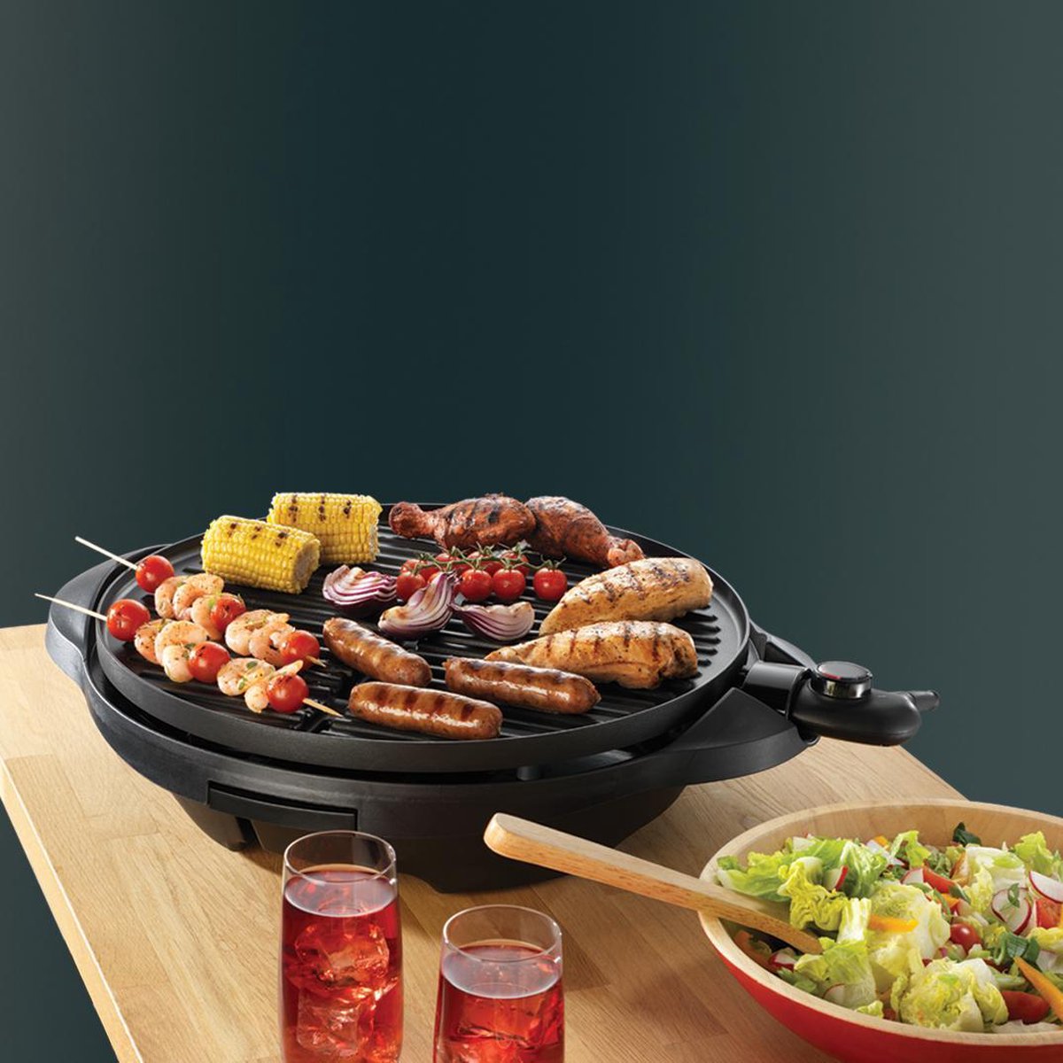 George Foreman 22460-56 Indoor Outdoor G - Zwart