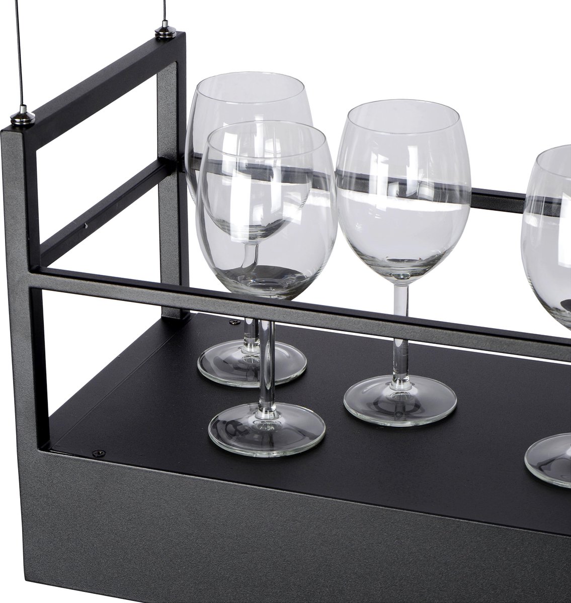 Lucide Miravelle - Hanglamp - 6xgu10 - Zwart