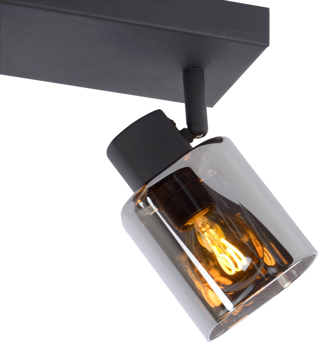 Lucide Alion - Plafondspot - 2xe14 - Zwart