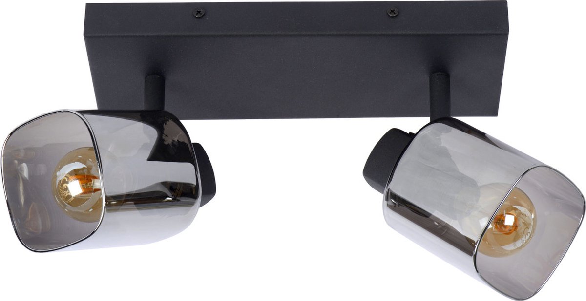 Lucide Alion - Plafondspot - 2xe14 - Zwart