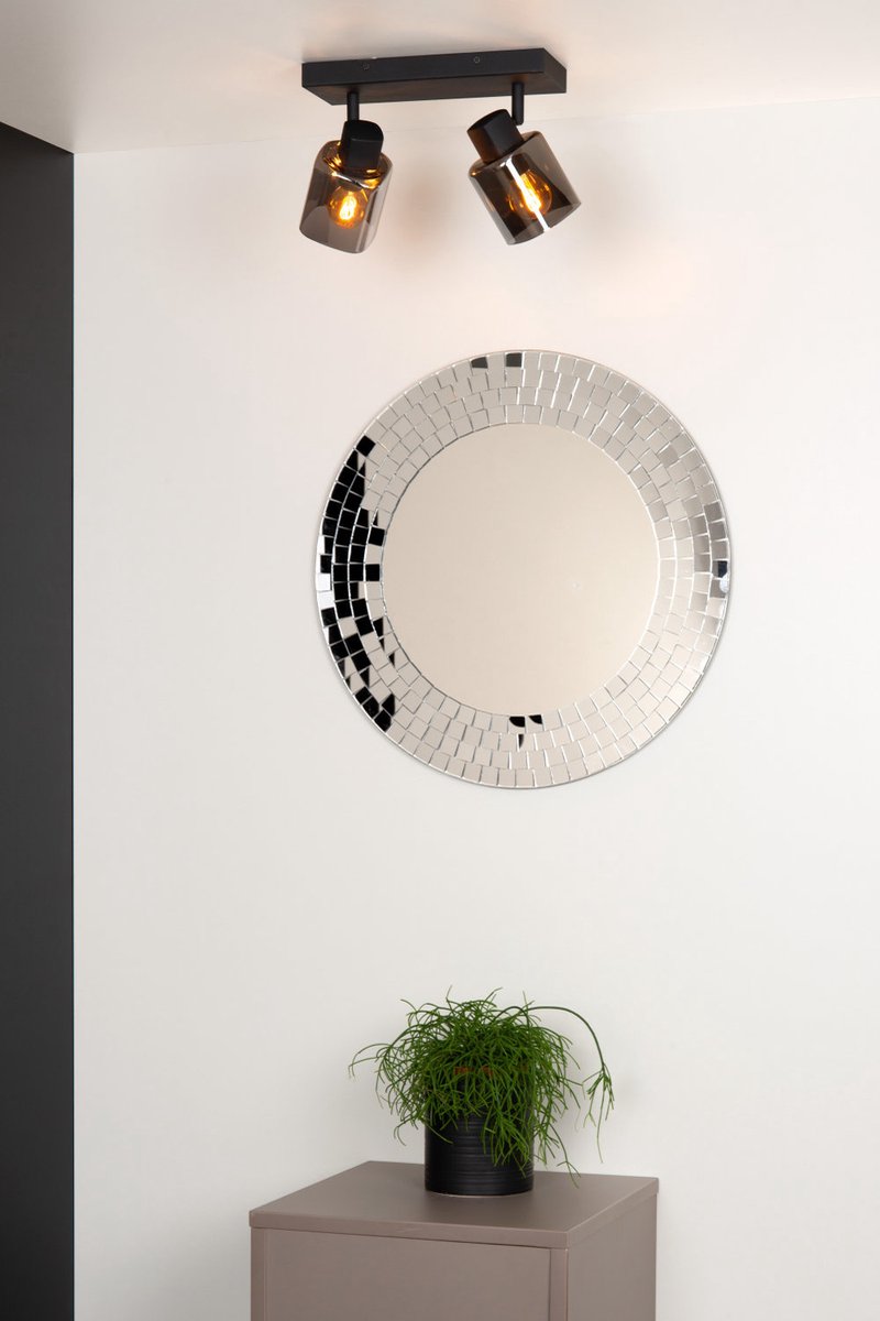 Lucide Alion - Plafondspot - 2xe14 - Zwart