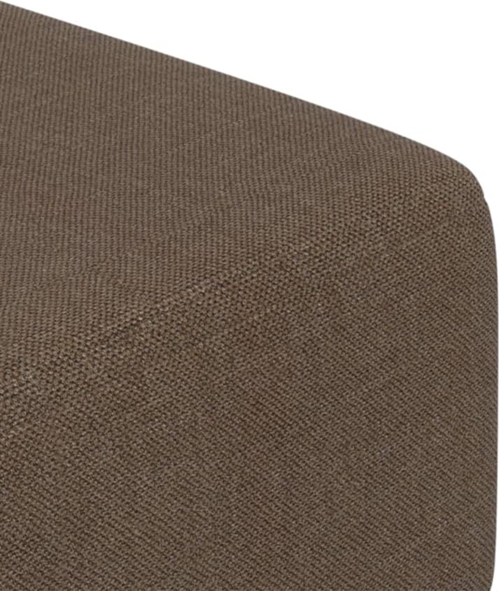 Vidaxl Slaapbank 2-zits Stof - Bruin